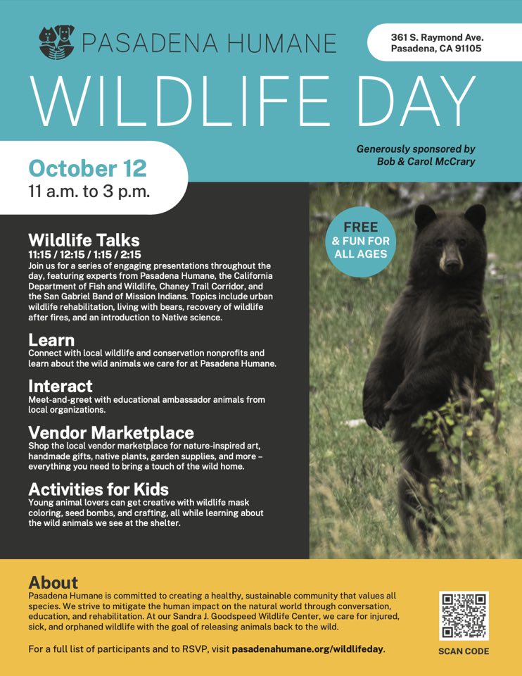 SWHS at Wildlife Day 10/12/25